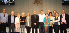 Una delegación de periodistas de Lleida en el Vaticano