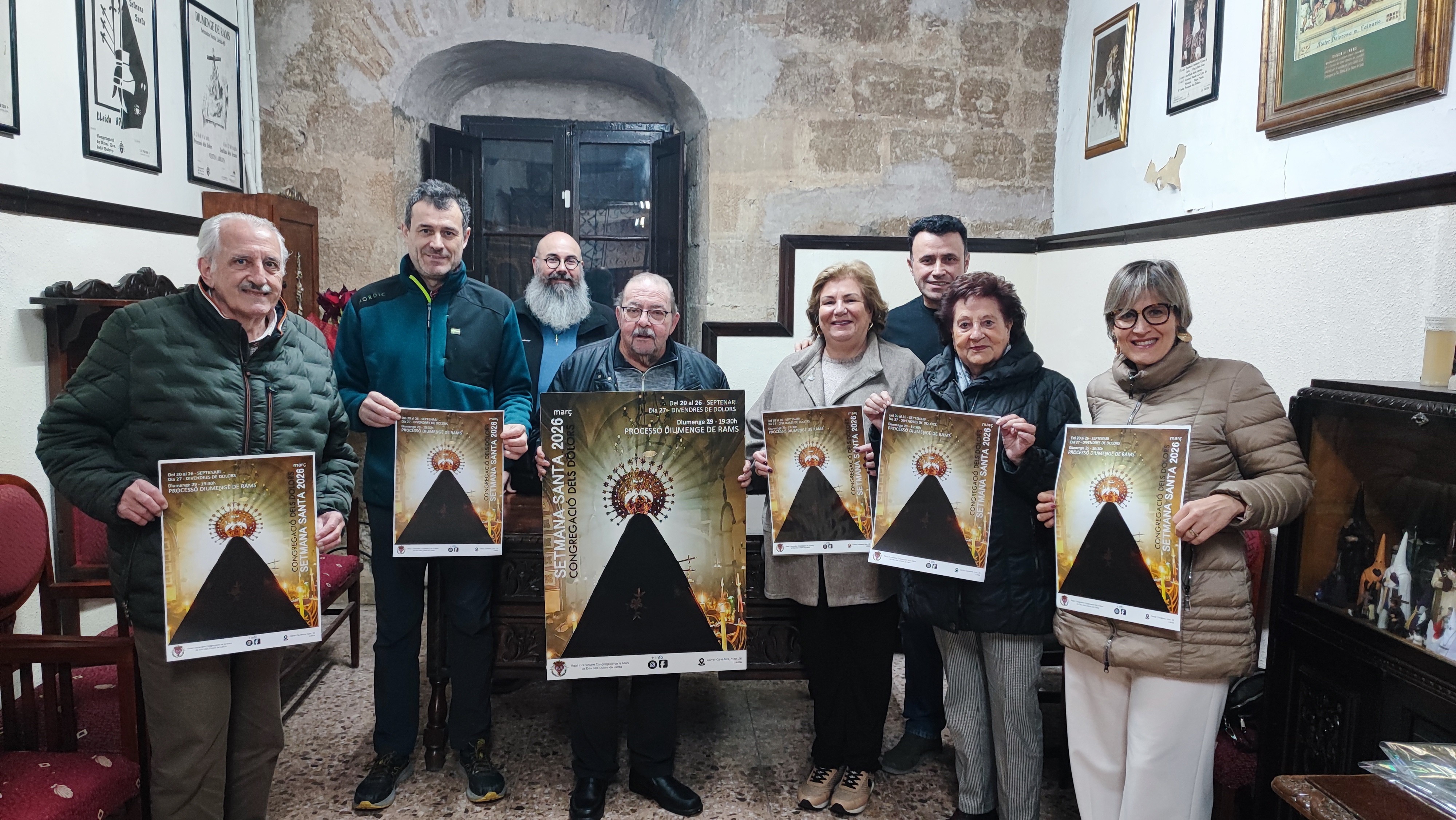 La Congregació de la Verge dels Dolors presenta el cartell i els actes de Setmana Santa