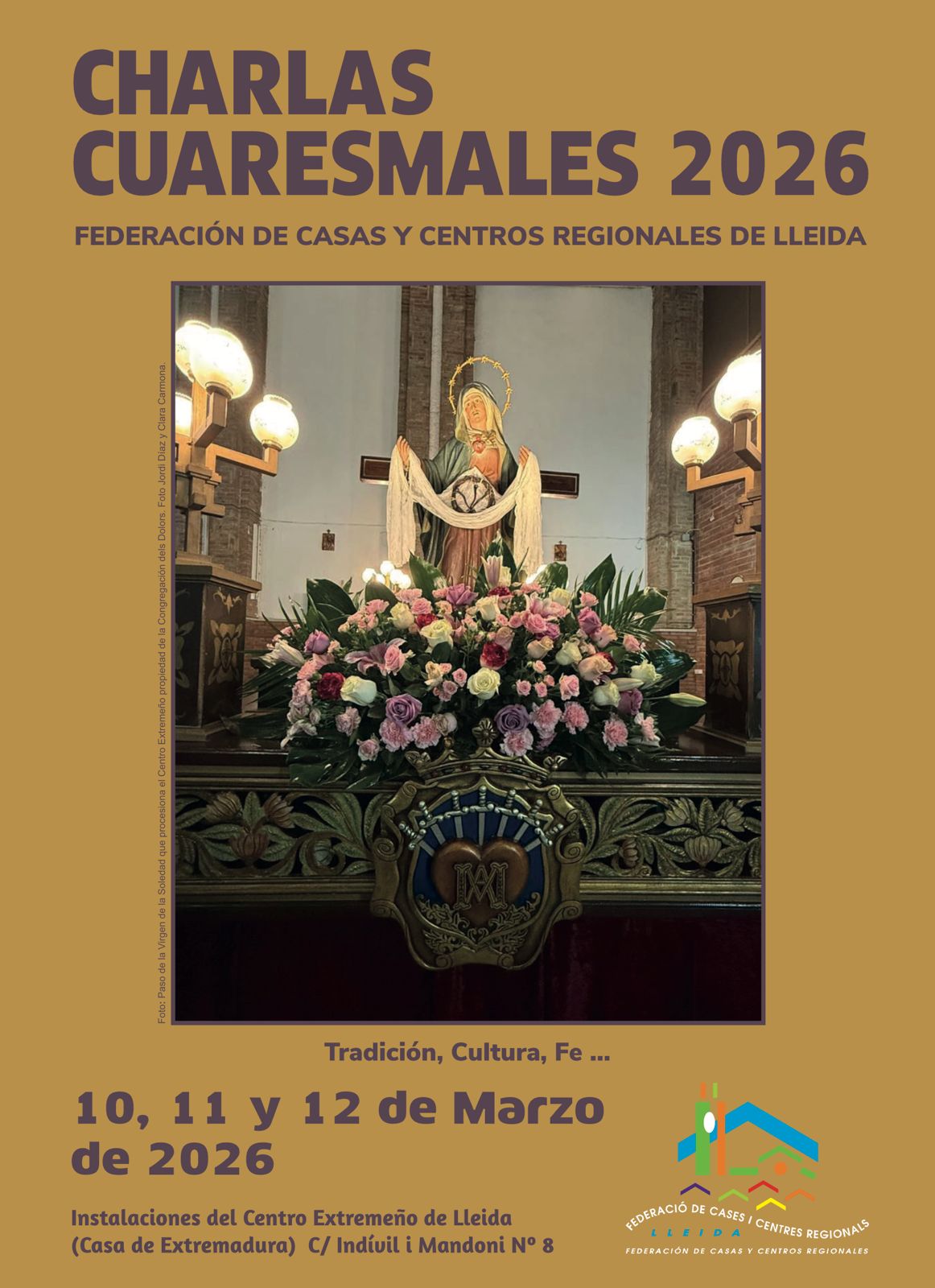 Les Xerrades Quaresmals se celebraran del 10 al 12 de març al Centre Extremeny