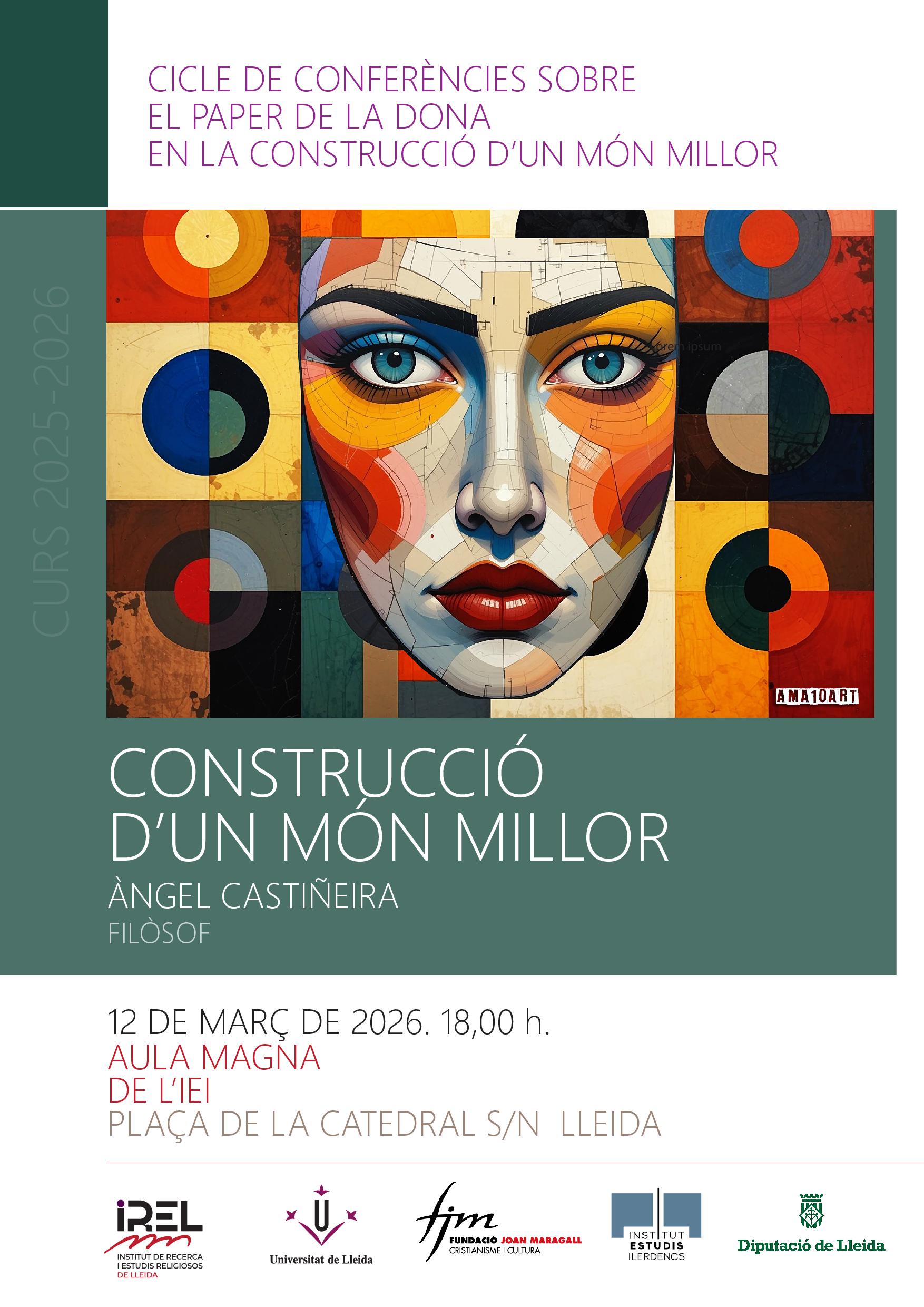 Xerrada del filòsof Àngel Castiñeira dijous al IEI