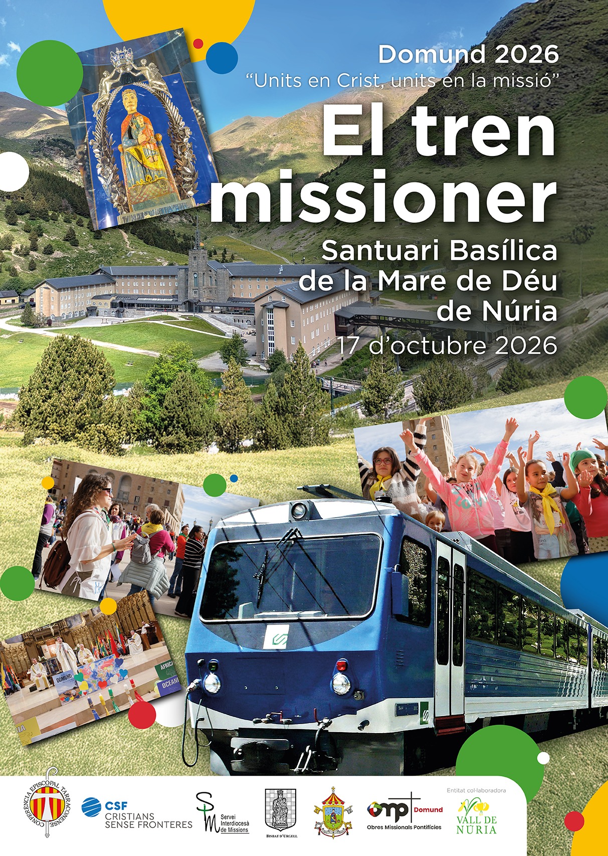 Núria acollirà la 3a Trobada del Tren Missioner el proper octubre
